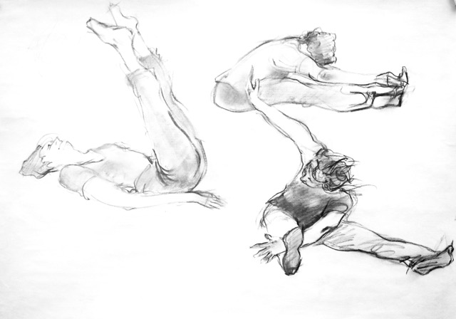3 Pilates in Charcoal