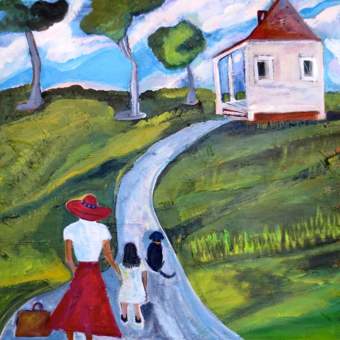 Going Home painting