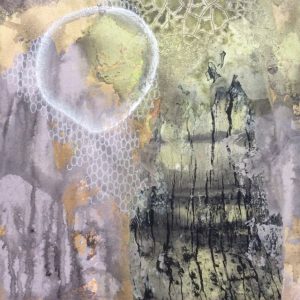 Luna Beginnings - Mixed Media 8 x 8 inches