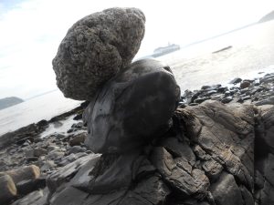 Stone Sculpture at Bar Harbor, Maine