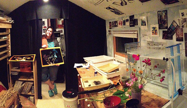 Jamie Hagenberger and Her Darkroom Studio for Display