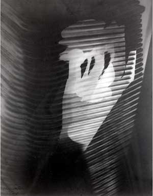 Man Ray, Untitled Rayograph (Image Through Blinds), 1926