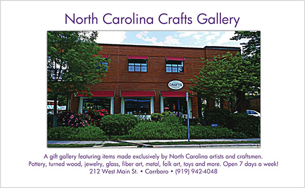 NC Crafts Gallery print ad