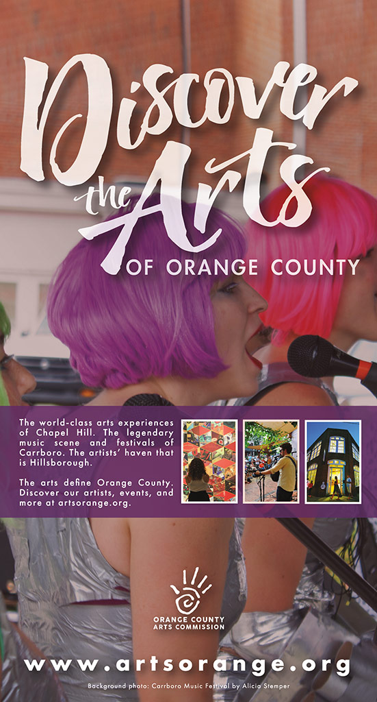Orange County Arts Commission print ad
