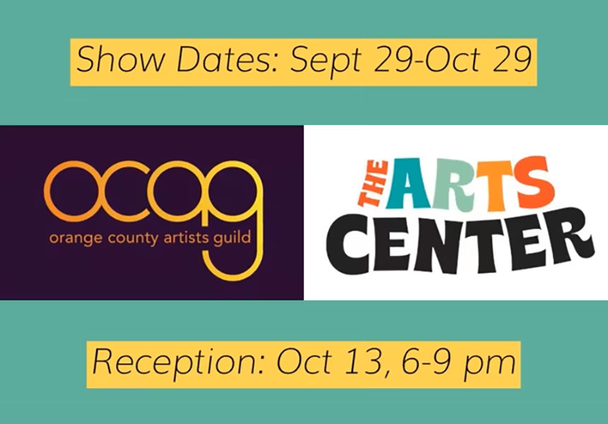 Graphic showing dates and logos for ArtsCenter preview show