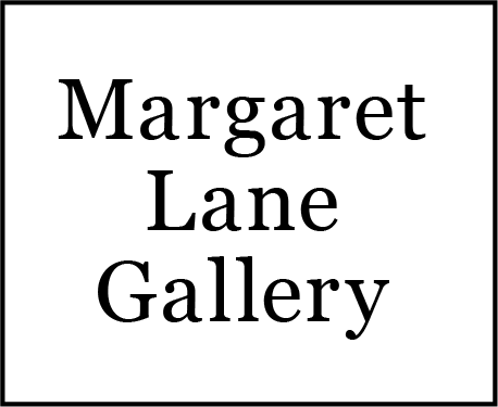 Margaret Lane Gallery Logo - Black serif type with black border
